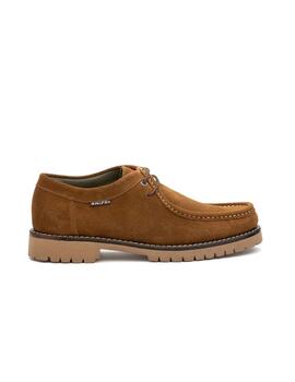 zapatos Snipe Suede Cuero Terrados Light Hombre Marrón