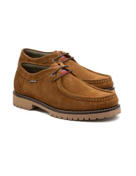zapatos Snipe Suede Cuero Terrados Light Hombre Marrón