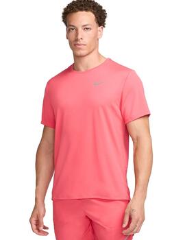 Camiseta Running Nike Miller Dry-Fit Hombre Rosa