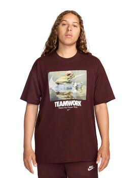 Camiseta Nike Max 90 Hombre Granate