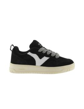 Zapatilla Victoria Serraje Oversize Mujer Negro