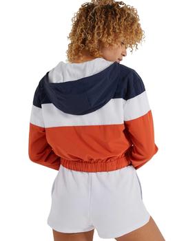 Chaqueta Corta Con Capucha Sambry Track Top Mujer Naranja