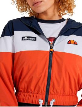 Chaqueta Corta Con Capucha Sambry Track Top Mujer Naranja