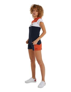 Pantalón Corto Ellesse Stripe Short Mujer Naranja