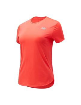 Camiseta New Balance Accelerate Ss Mujer Coral