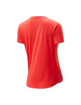 Camiseta New Balance Accelerate Ss Mujer Coral