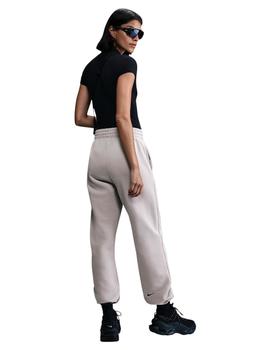 Pantalon Nike Sportswear Fleece Mujer Gris