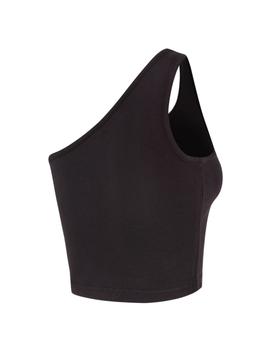 Camiseta Puma Asymmetric Bandeau Mujer Negro