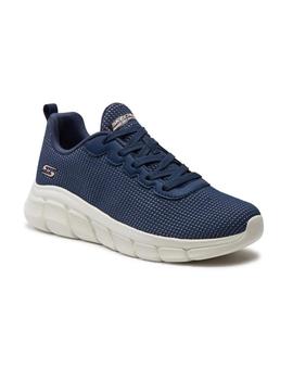 Zapatillas Skechers Bob Flex Mujer Azul