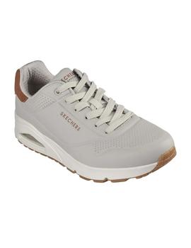 Zapatillas Skechers Uno Suited Hombre Gris
