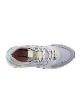 Zapatillas Victoria Luna Nylon Serraje Mujer Azul