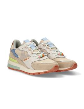 Zapatillas Victoria Luna Nylon Serraje Mujer Beige