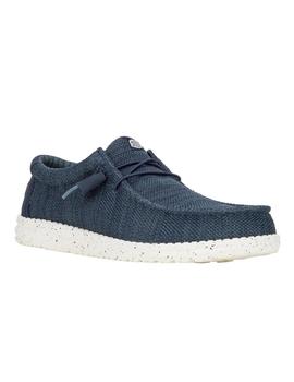 Zapatillas Hey Dude Wally Stretch Sox Hombre Azul