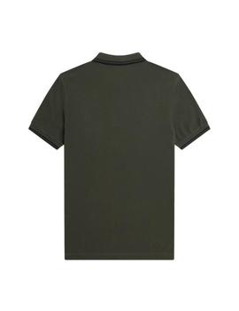 Polo Fred Perry Twin Tipped Hombre Verde