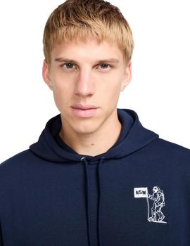 Sudadera Nike Club Sportswear Hombre Azul