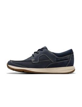 Zapatillas Clarks Sailview Lace Hombre Azul