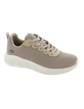 Zapatillas Skechers Bobs Flex Mujer Marrón