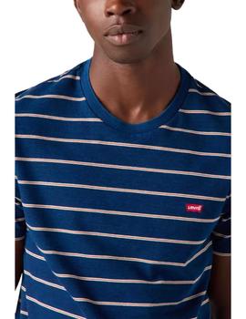 Camiseta Levis Original Hombre Azul