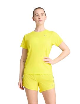 Camiseta Run Velocity  Mujer Amarilla