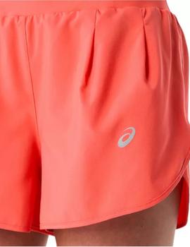 Pantalón Asics Road 3.5 In  Mujer Coral