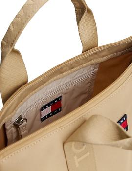 Bolso Tommy Essentials Daily Mini Tote Mujer Marrón