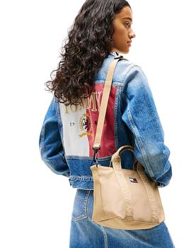 Bolso Tommy Essentials Daily Mini Tote Mujer Marrón