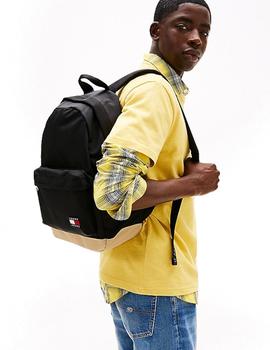 Mochila Tommy Essentials Daily Dome Unisex Negro