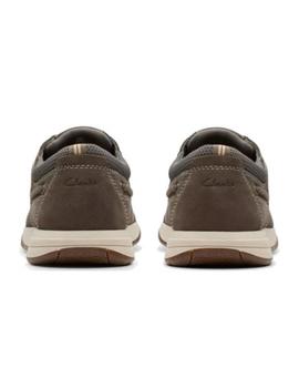 Zapatillas Clarks Sailview Lace Hombre Gris