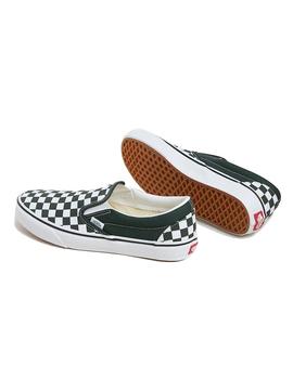 Zapatilas Vans Classic Slip-On CheckBoard V Hombre Verde