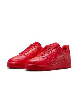 Zapatillas Nike Air Force 1 Mujer Rojo