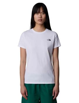 Camiseta North Face Simple Dome Slim Mujer Algodón