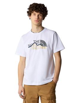 Camiseta The North Face Mountain Line Hombre Blanco