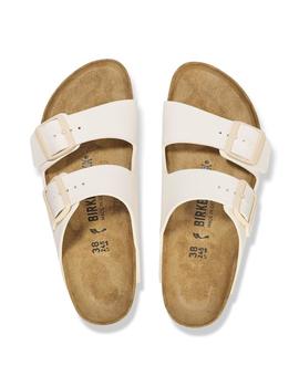 Sandalia Birkenstock Arizona BF Eggshell Mujer Blanco