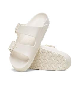 Sandalias Birkenstock Arizona Eva Eggshell Mujer Blanco