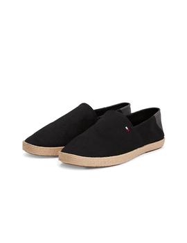 Zapatillas Tommy Espadrille Core Hombre Negro