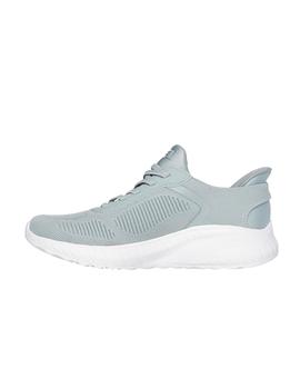 Zapatillas Skechers Bobs Squad Mujer Verde