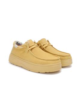 Zapatillas Pitas Wallabi Daisy Mujer Mostaza