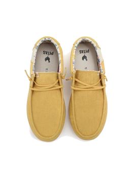 Zapatillas Pitas Wallabi Daisy Mujer Mostaza