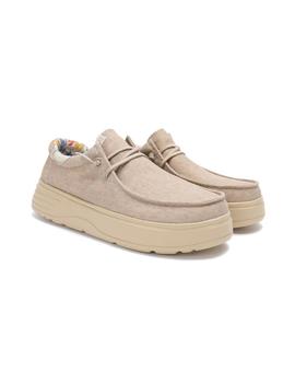 Zapatillas Pitas Wallabi Daisy Mujer Beige