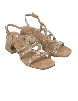 Sandalias Alma en Pena Suede Sand Mujer Marrón