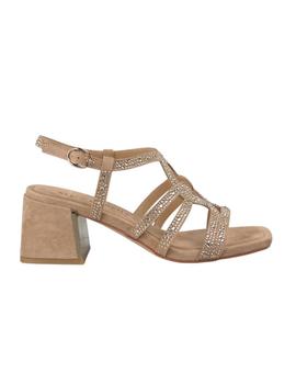 Sandalias Alma en Pena Suede Sand Mujer Marrón