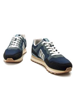 Zapatillas Mustang Plity Hombre Azul
