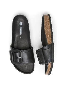 Sandalias Verbenas Reiko Ecobrush Mujer Negro