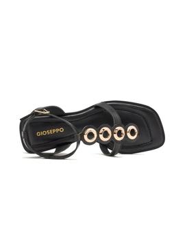 Sandalias Gioseppo Griegas piel Epping Mujer Negro