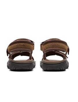 Sandalias Clarks Welsey Shore Beeswax Hombre Marrón