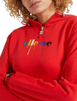 Sudadera Con Capucha Ellesse Toma Mujer Rojo