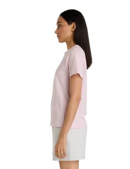 Camiseta New Balance Essentials Rosa Mujer