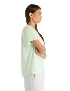 Camiseta New Balance Essentials Verde Mujer