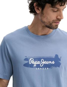 Camiseta Pepe Jeans Picthon Hombre Azul