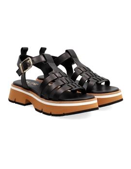 Sandalias Alpe Ball Lux Mujer Negro